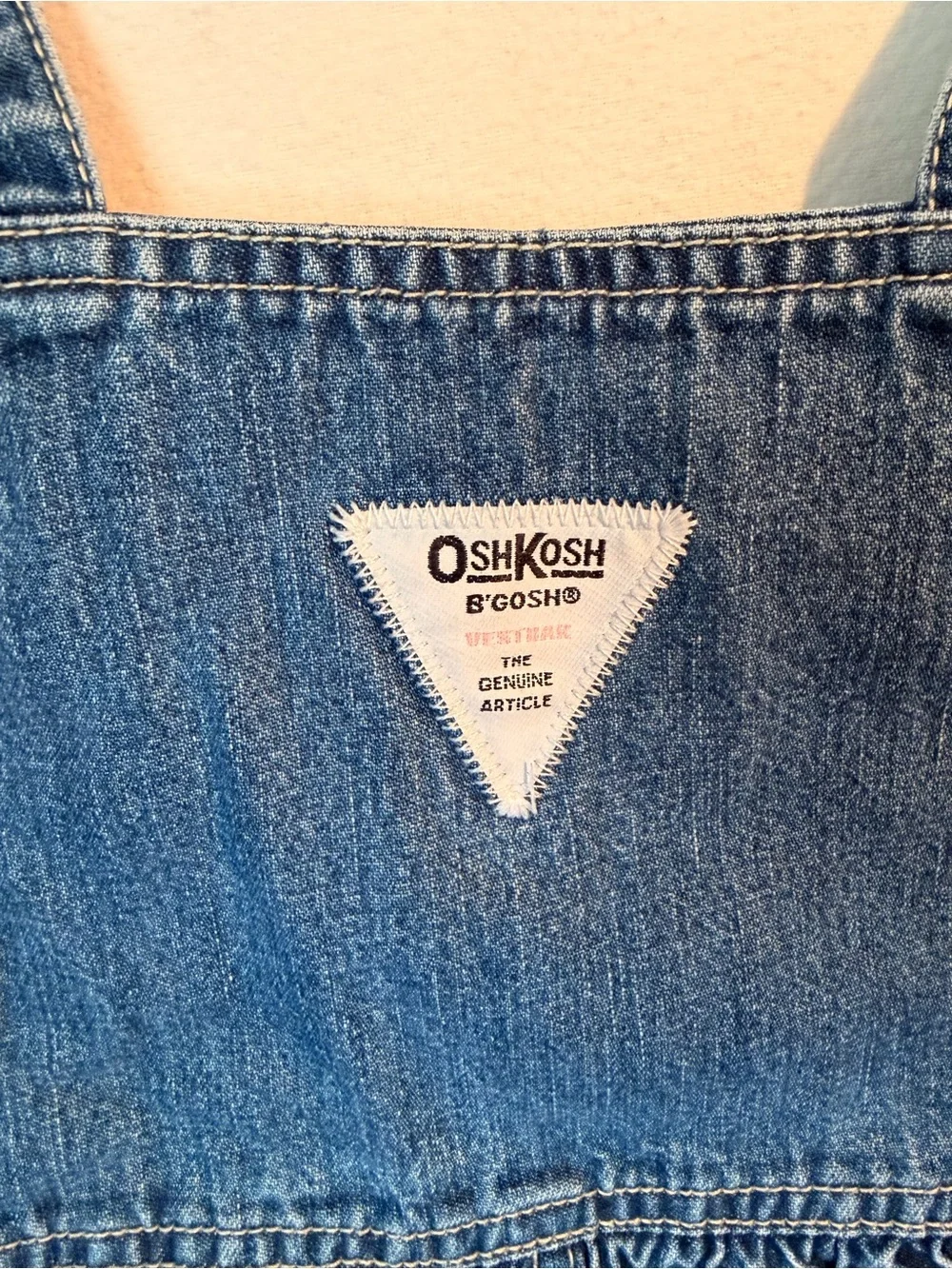 Y2K OshKosh B'gosh Vestbak Denim Overall Dress - Blue